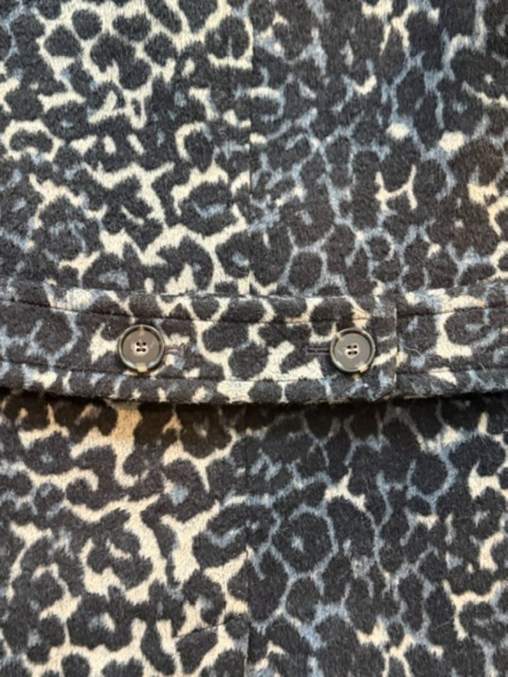 Ann Taylor LOFT Snow Leopard Print Car Coat, Women’s XS - Picture 4 of 7